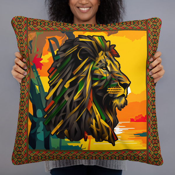 Lion Mama Africa Pillow